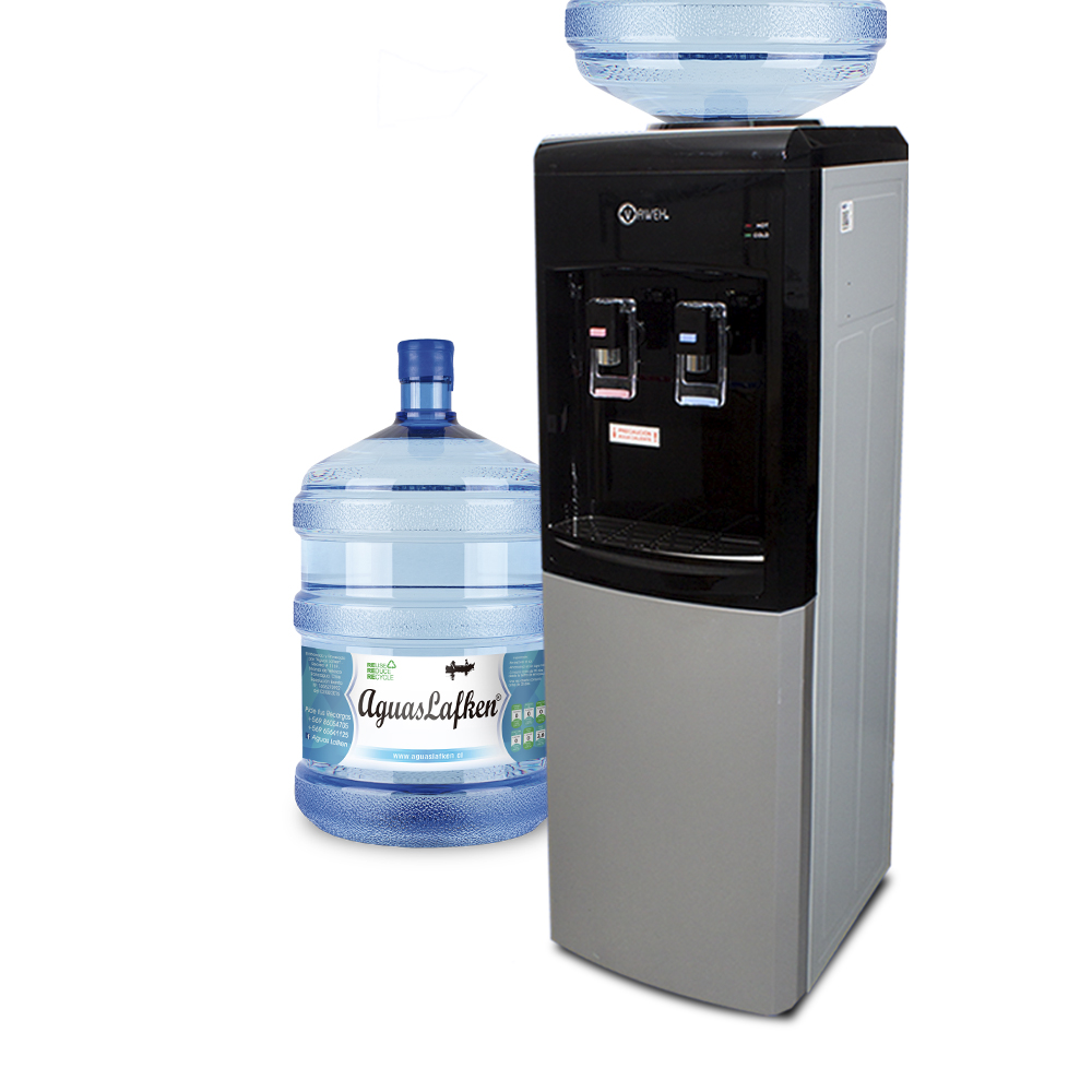 Dispensador eléctrico con compresor + 2 bidones
